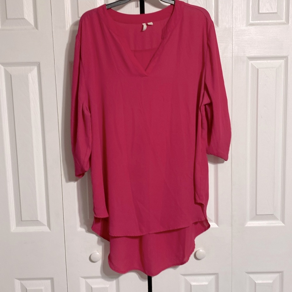 C EST 1946 dusty pink tunic top blouse shirt size 18 / 20